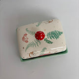 Forage Cream Butter Dish