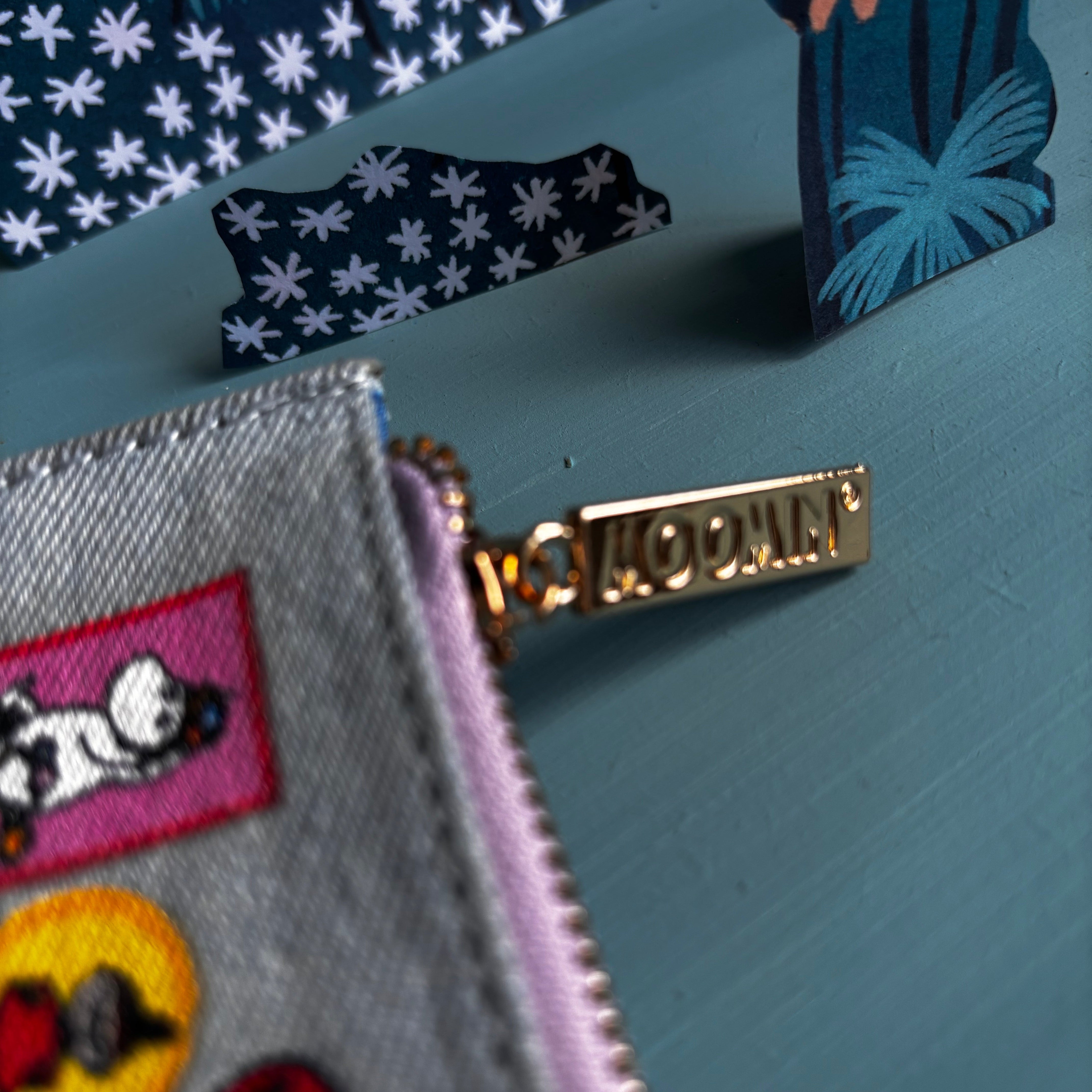 Moomin Denim Zip Purse