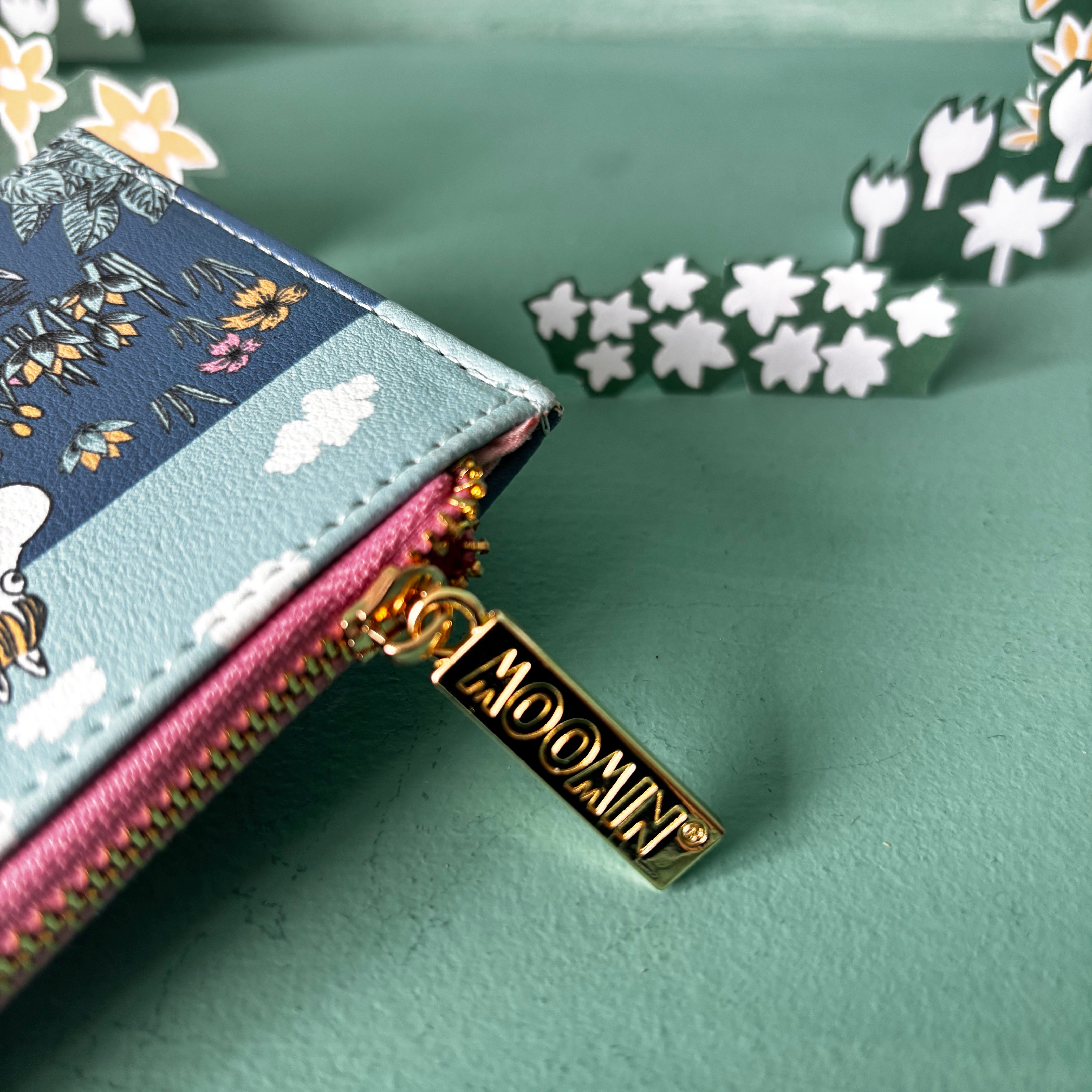 Moomin Lotus Zip Purse