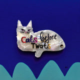 Catnip 'Cats Before Twats' Compact Mirror