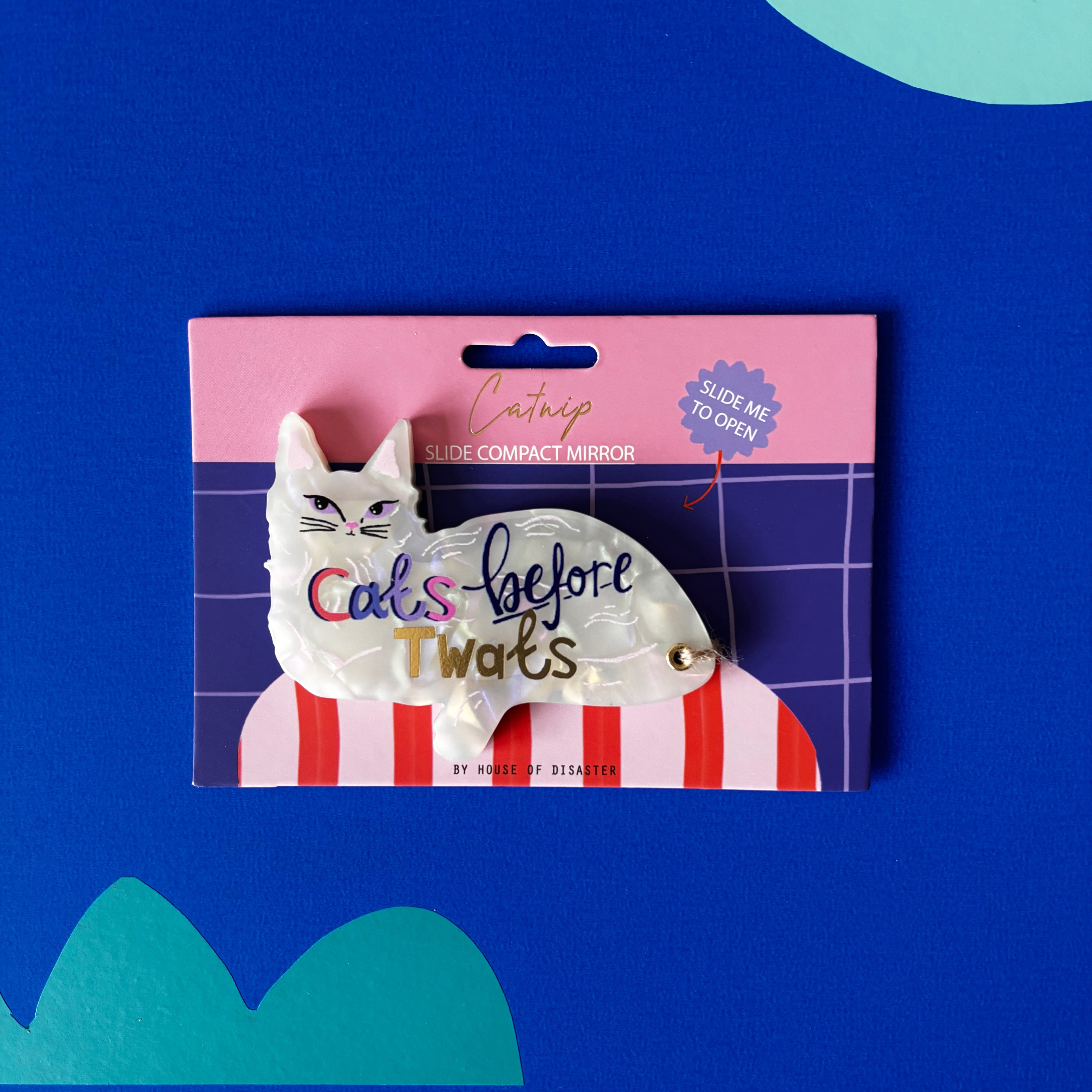 Catnip 'Cats Before Twats' Compact Mirror