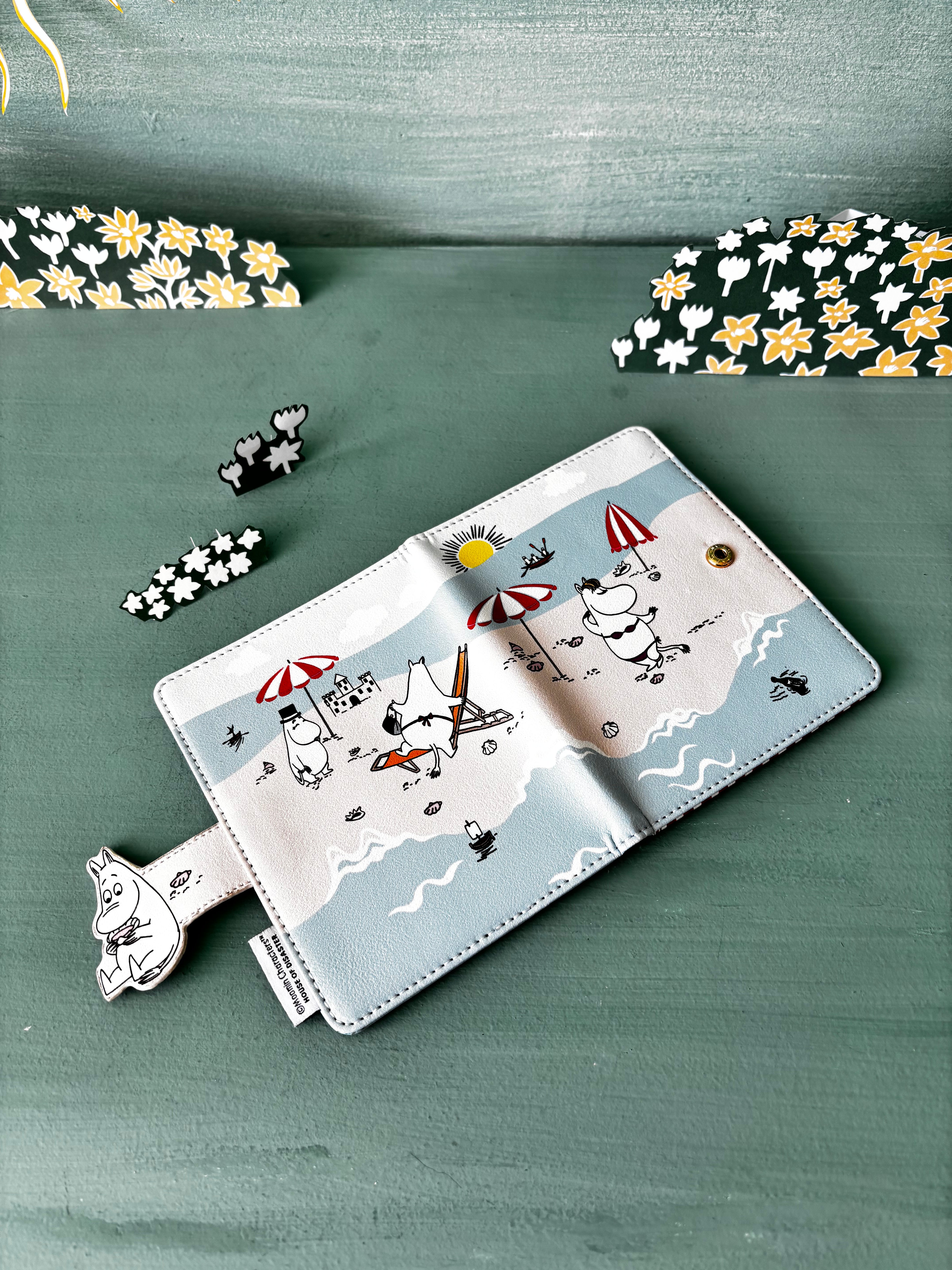 Moomin Beach Travel Wallet