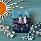Moomin Lotus Travel Wallet