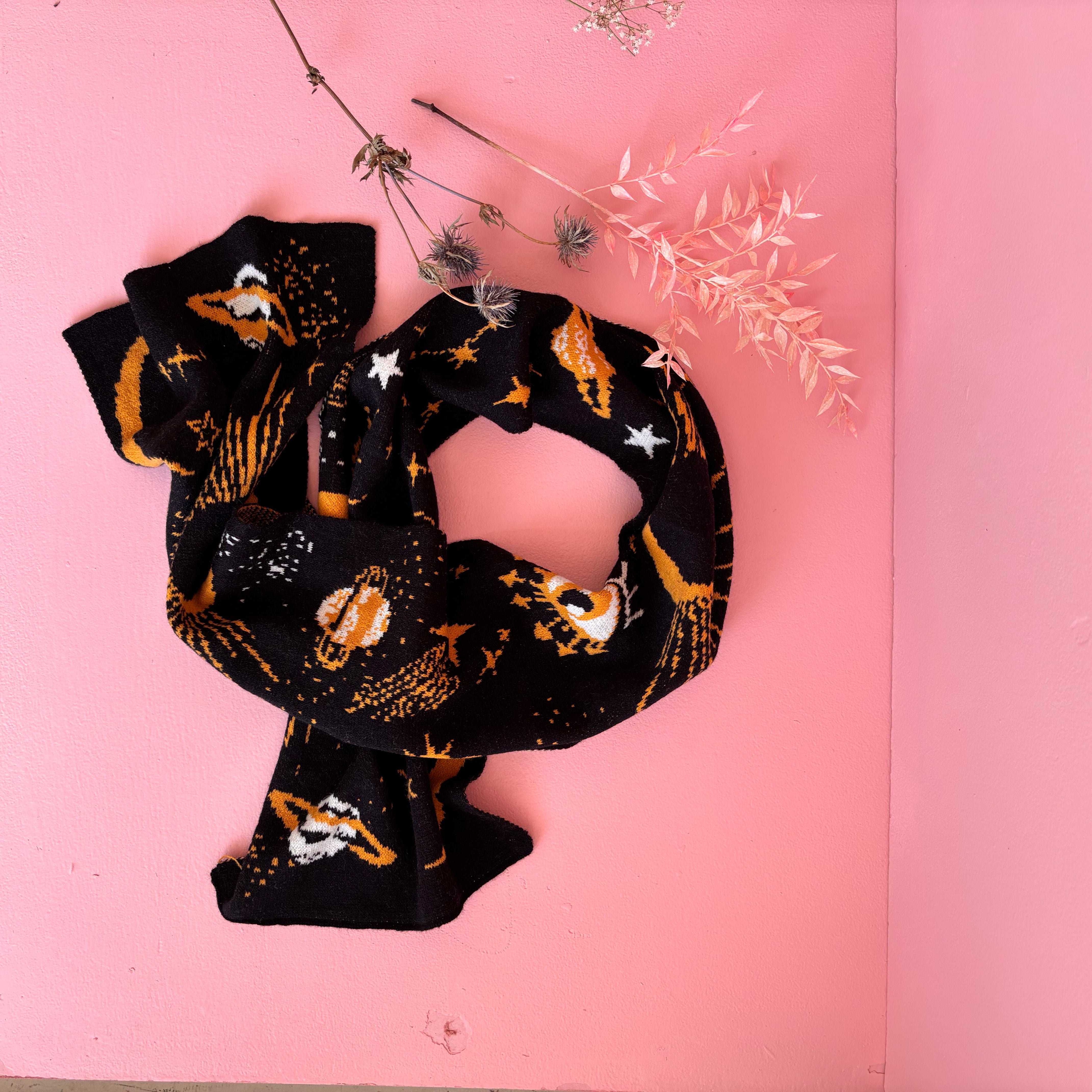 After Dark Black Scarf