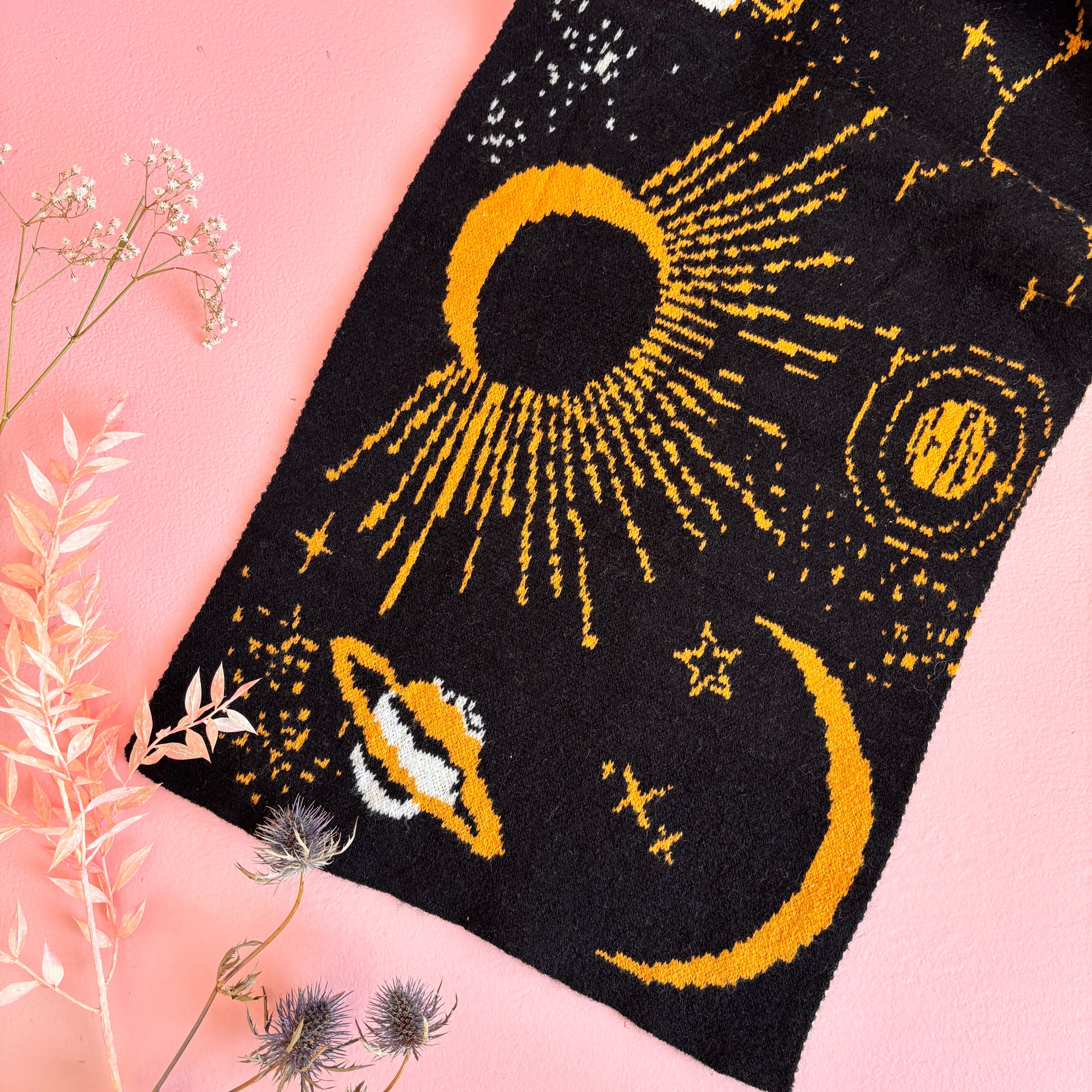 After Dark Black Scarf