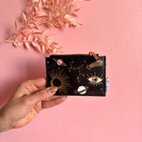 After Dark Black Zip Purse