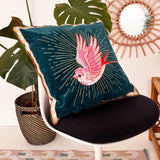 Inked Bird Cushion
