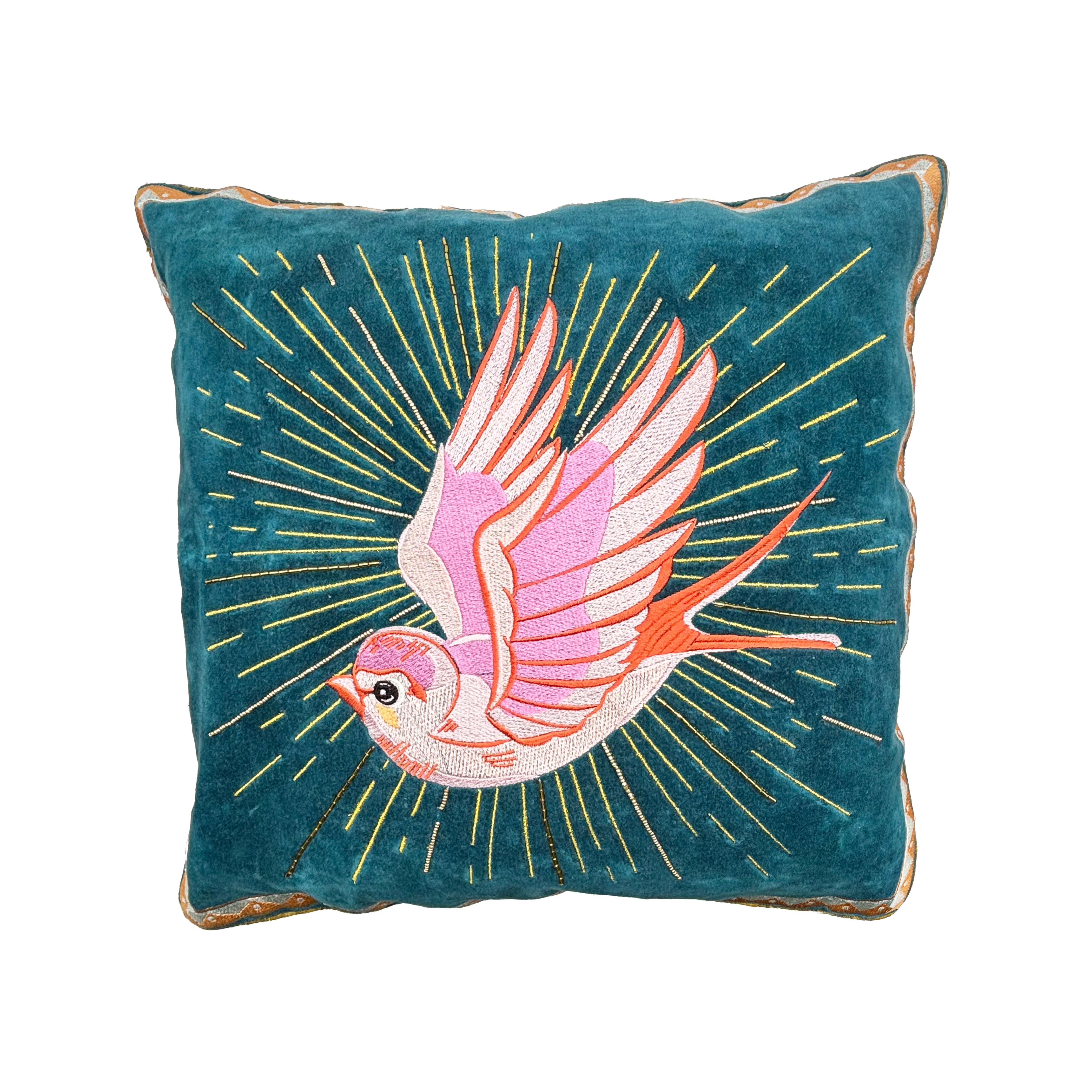 Inked Bird Cushion