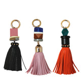 Pink Tassel Bag Charm