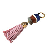 Pink Tassel Bag Charm