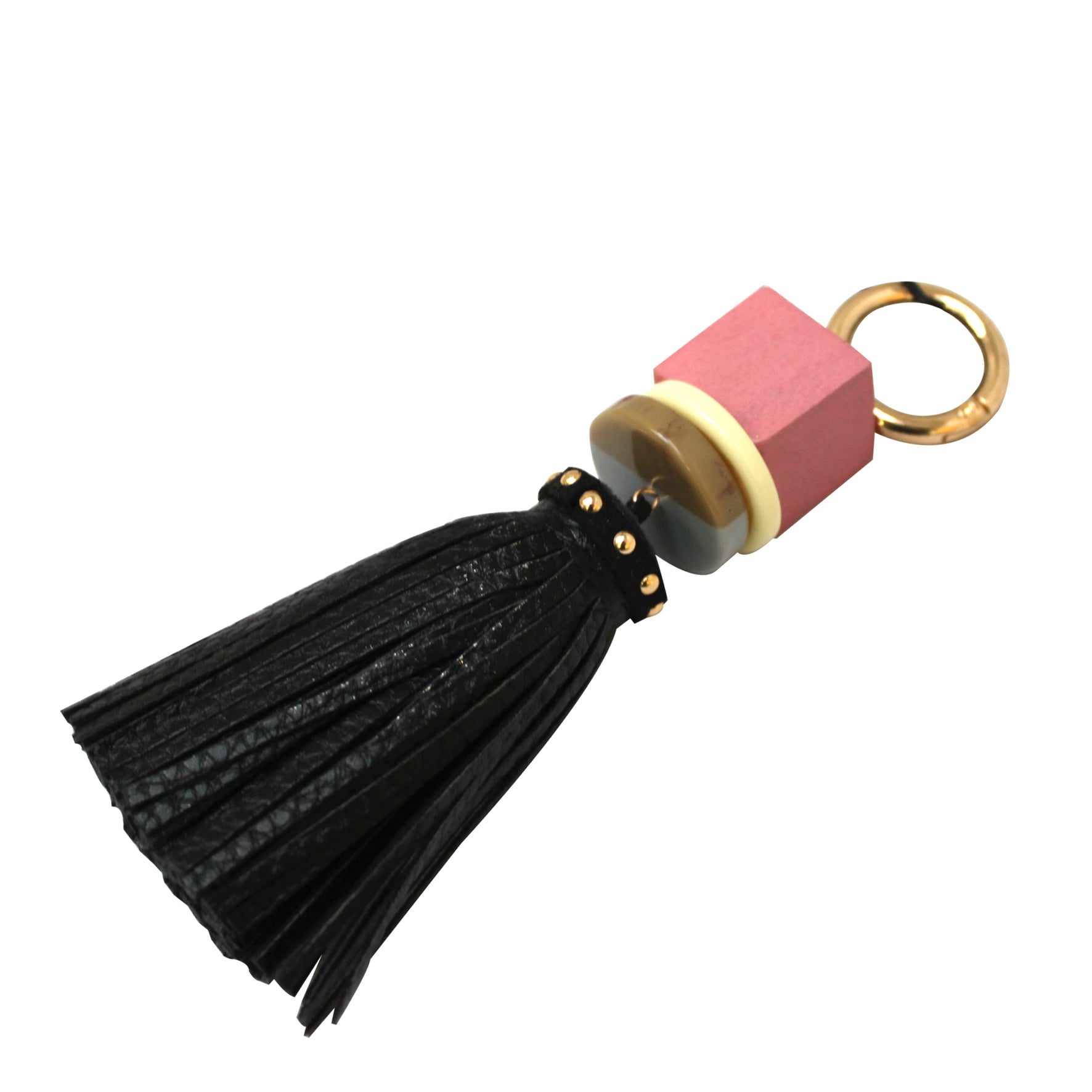 Black Tassel Bag Charm