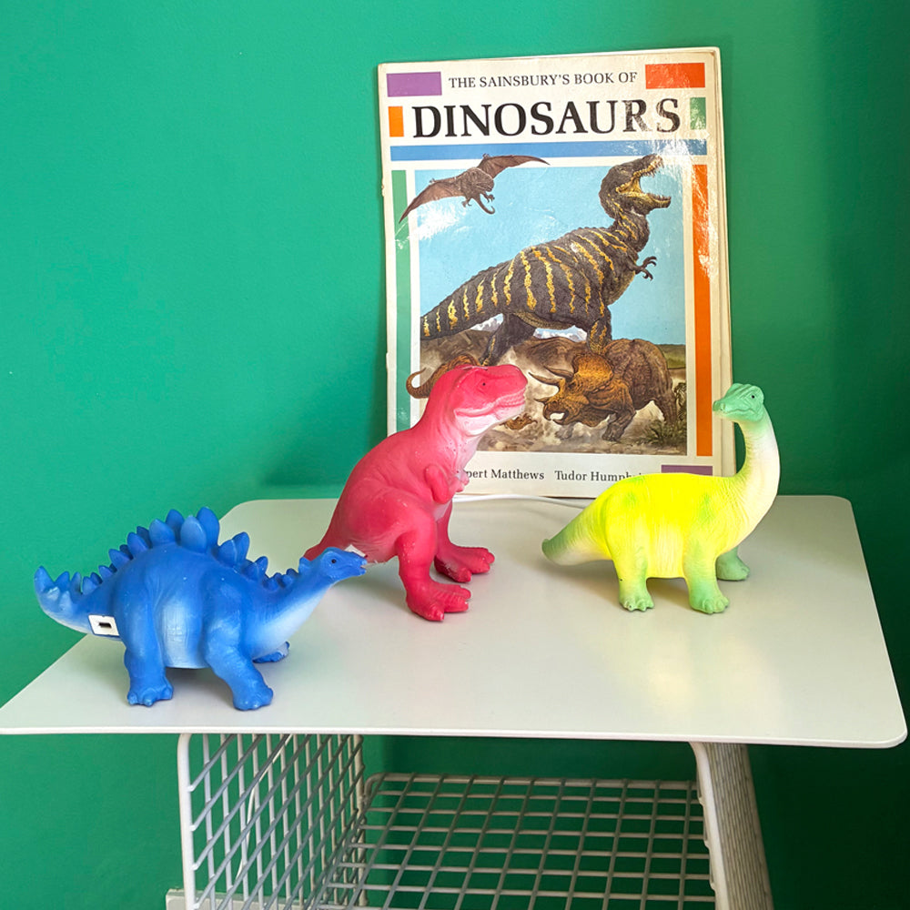 Blue Stegosaurus Mini Led Lamp