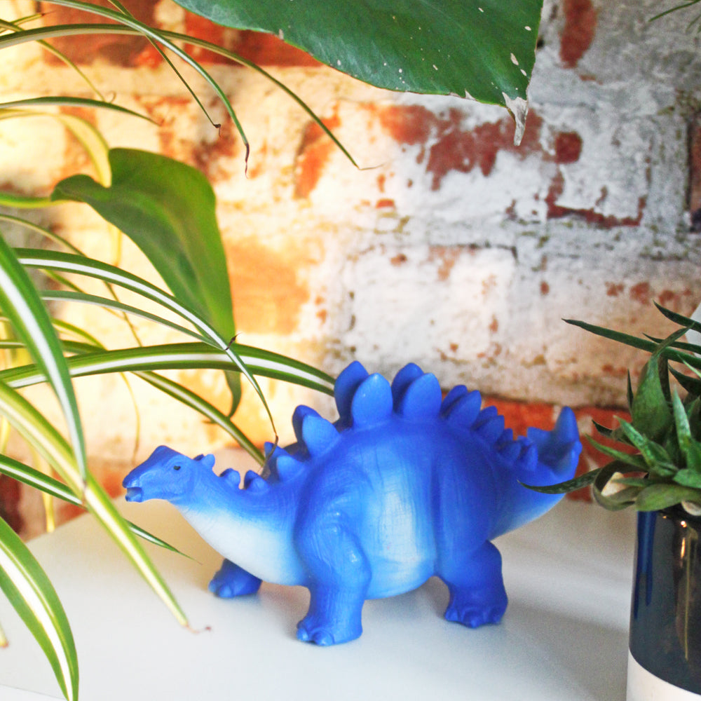 Blue Stegosaurus Mini Led Lamp