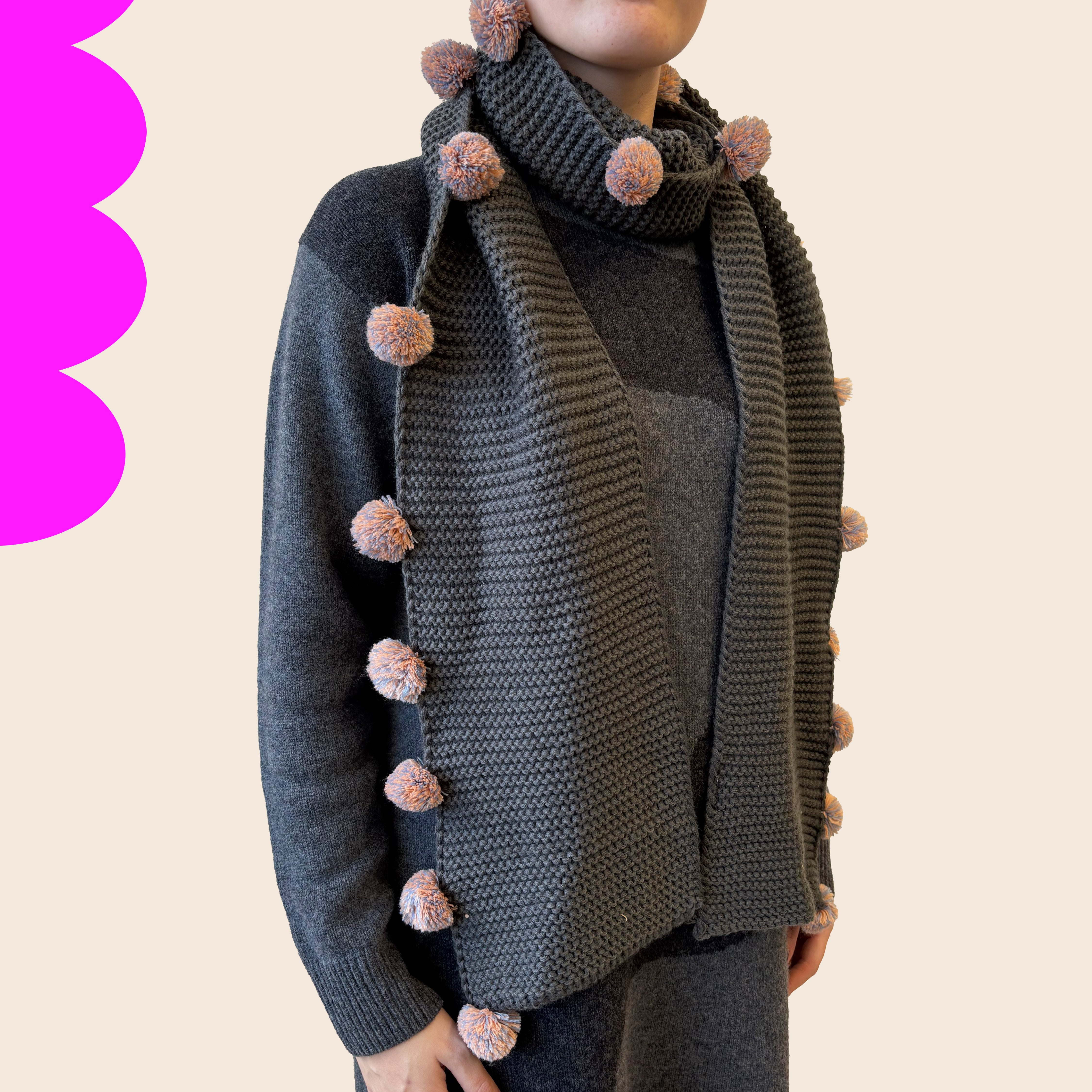 Loop Dark Grey Scarf