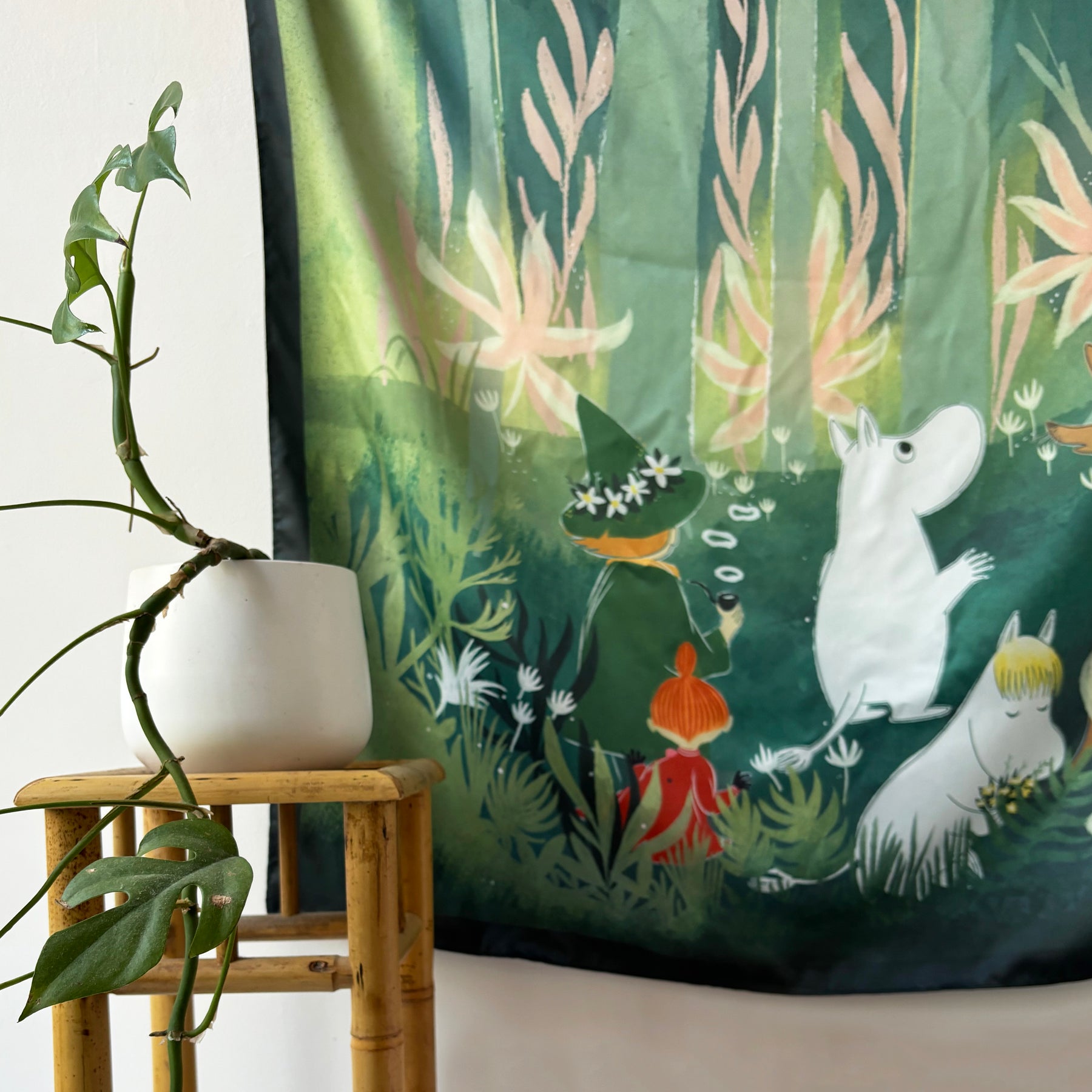 Moomin Forest Square Scarf
