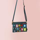 Moomin Denim Clutch Bag