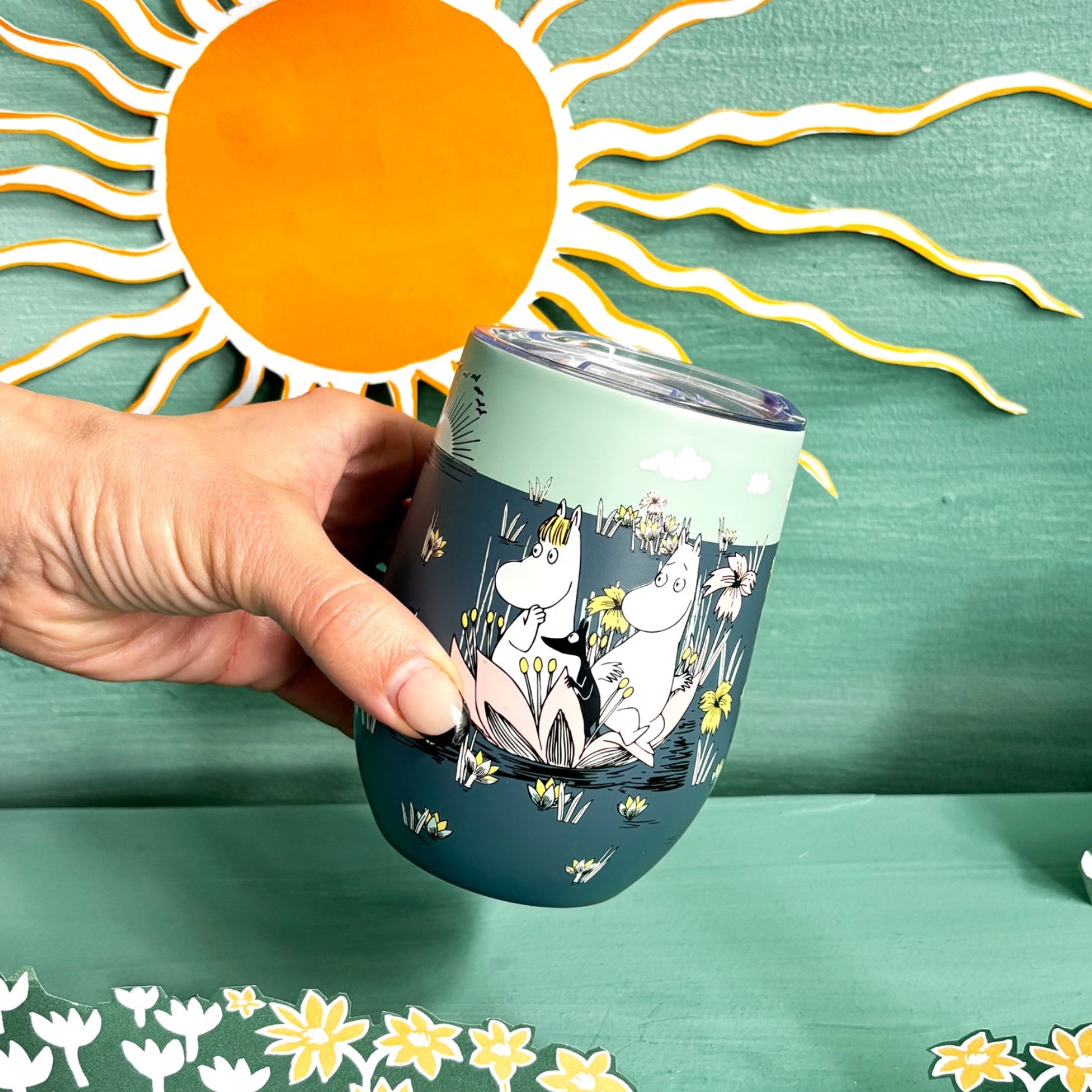 Moomin Lotus Travel Mug