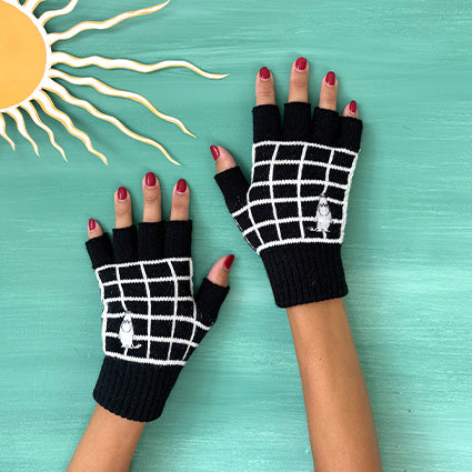 Moomin Angry Fingerless Gloves