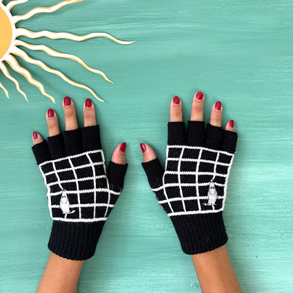 Moomin Angry Fingerless Gloves