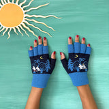 Moomin Forest Fingerless Gloves