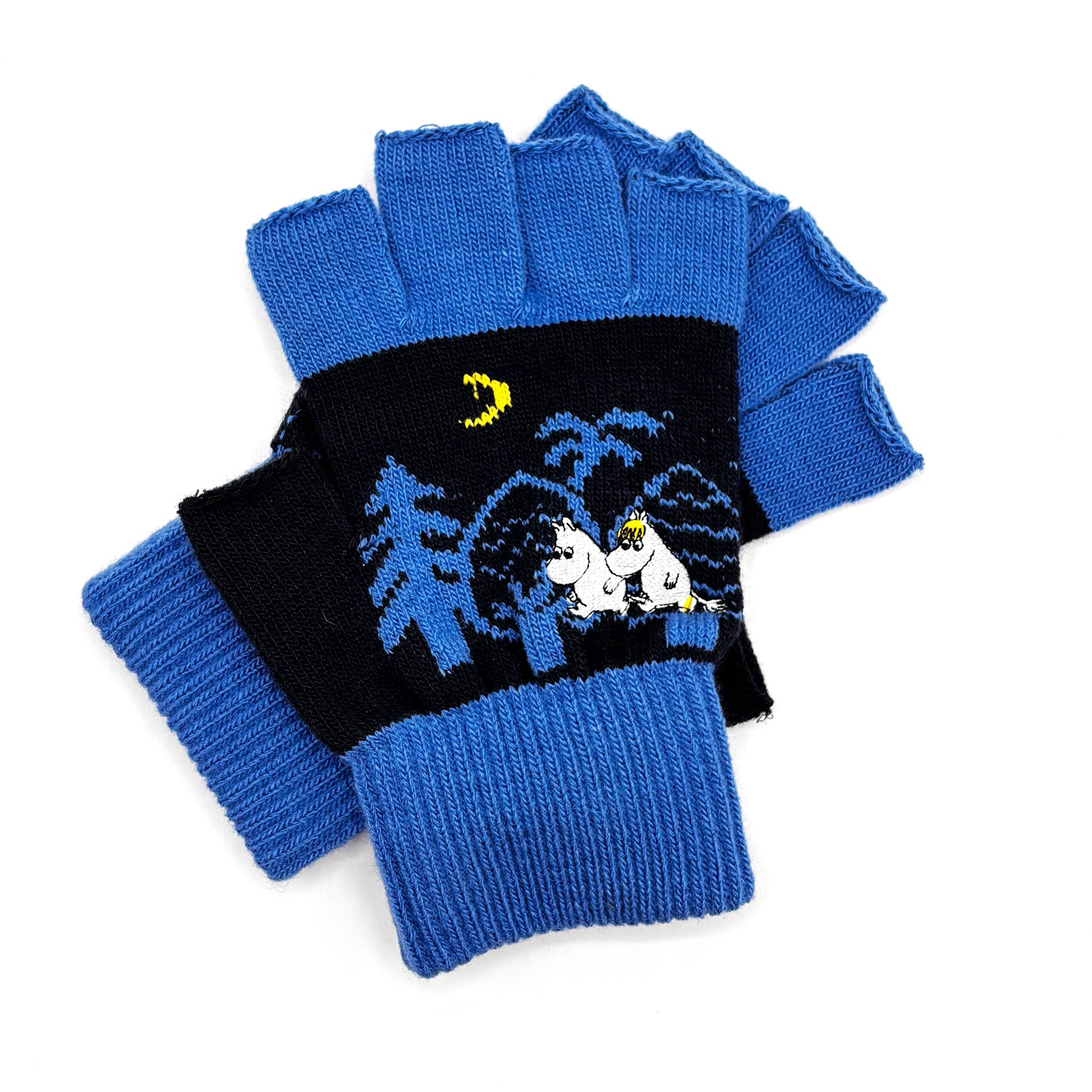 Moomin Forest Fingerless Gloves
