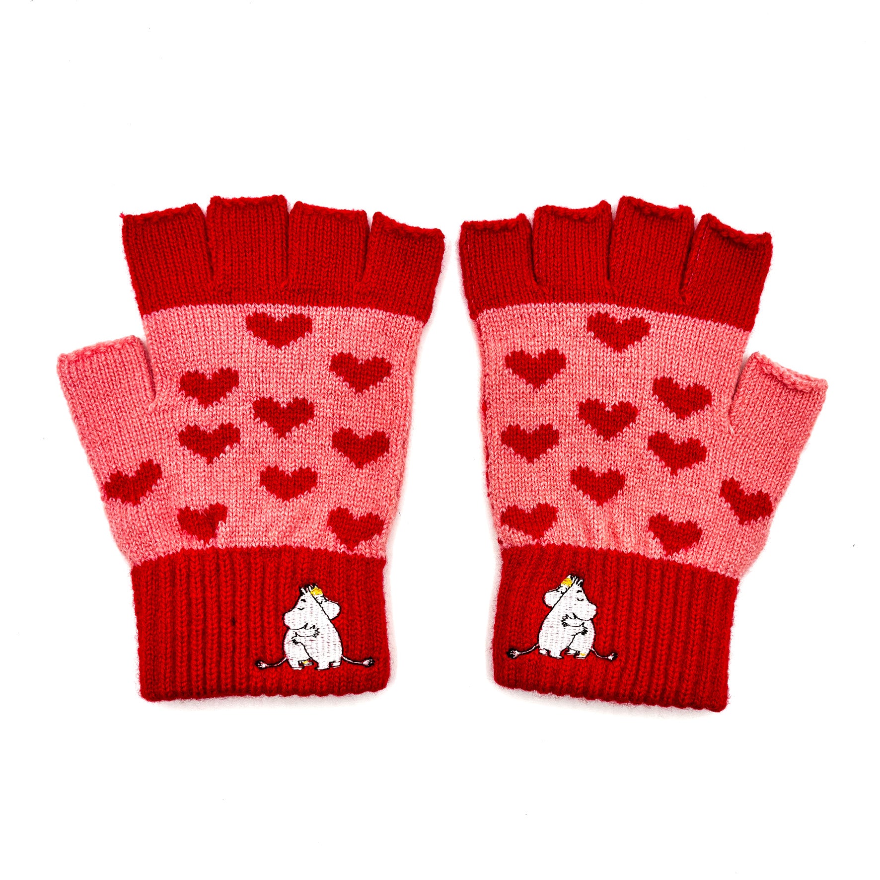 Moomin Love Fingerless Gloves