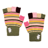 Moomin Stripy Fingerless Gloves
