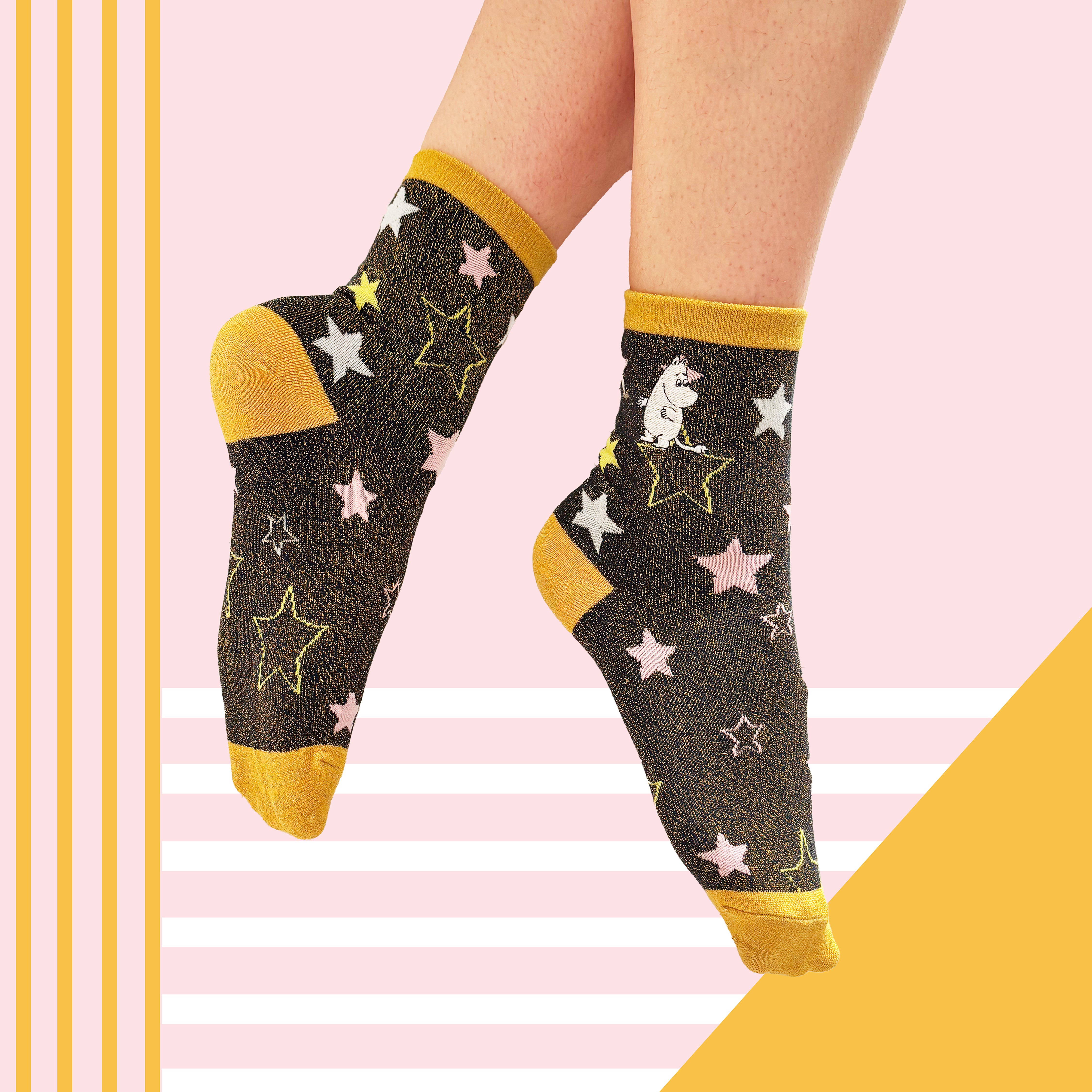 Moomin Star Glitter Socks