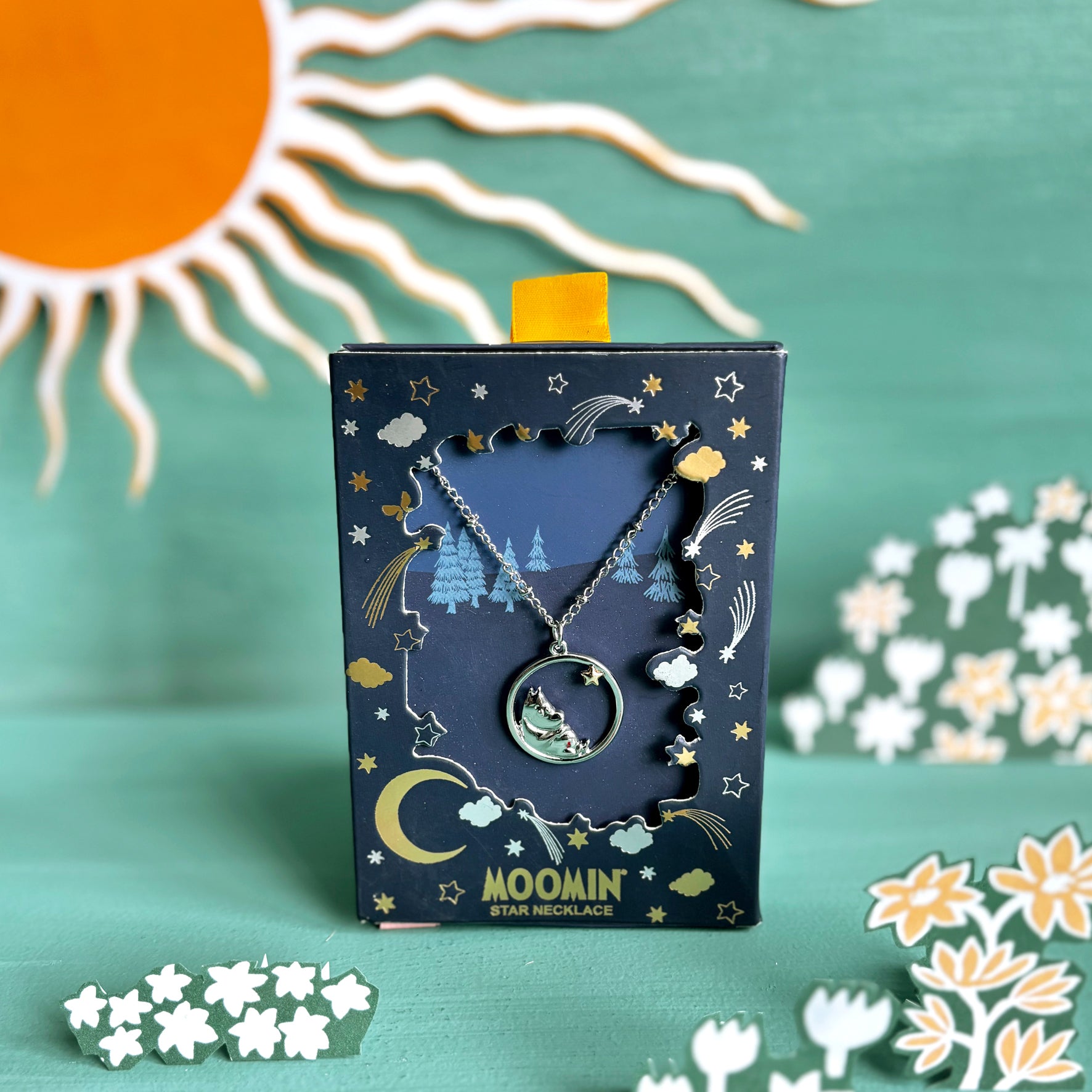Moomin Moon and Star Necklace