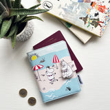 Moomin Beach Travel Wallet
