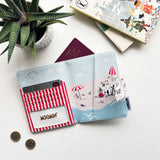 Moomin Beach Travel Wallet