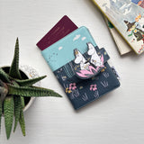 Moomin Lotus Travel Wallet