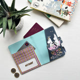 Moomin Lotus Travel Wallet