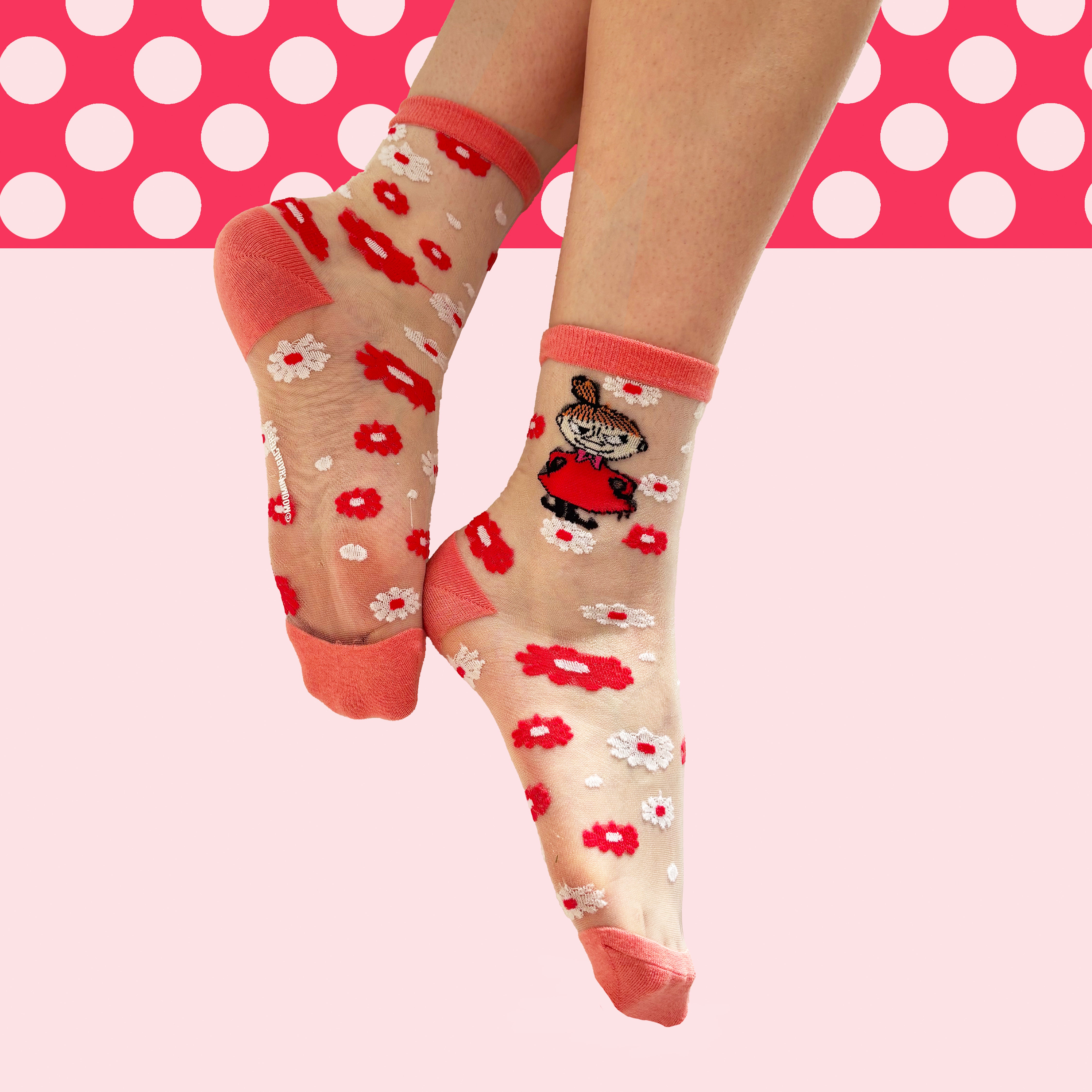 Moomin Little My Sheer Socks