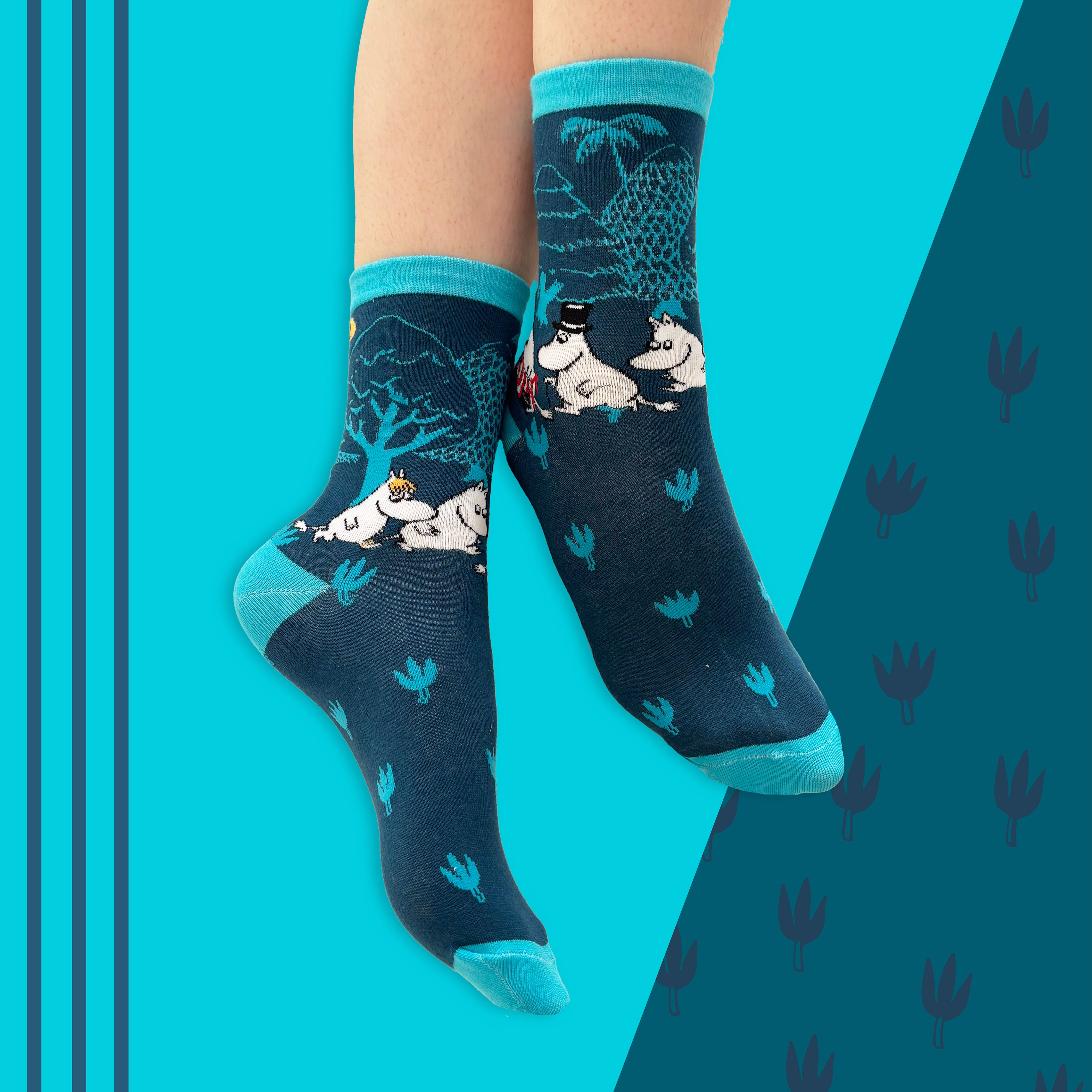 Moomin Forest Socks