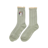 Moomin Green Lace Snorkmaiden Socks