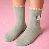 Moomin Green Lace Snorkmaiden Socks