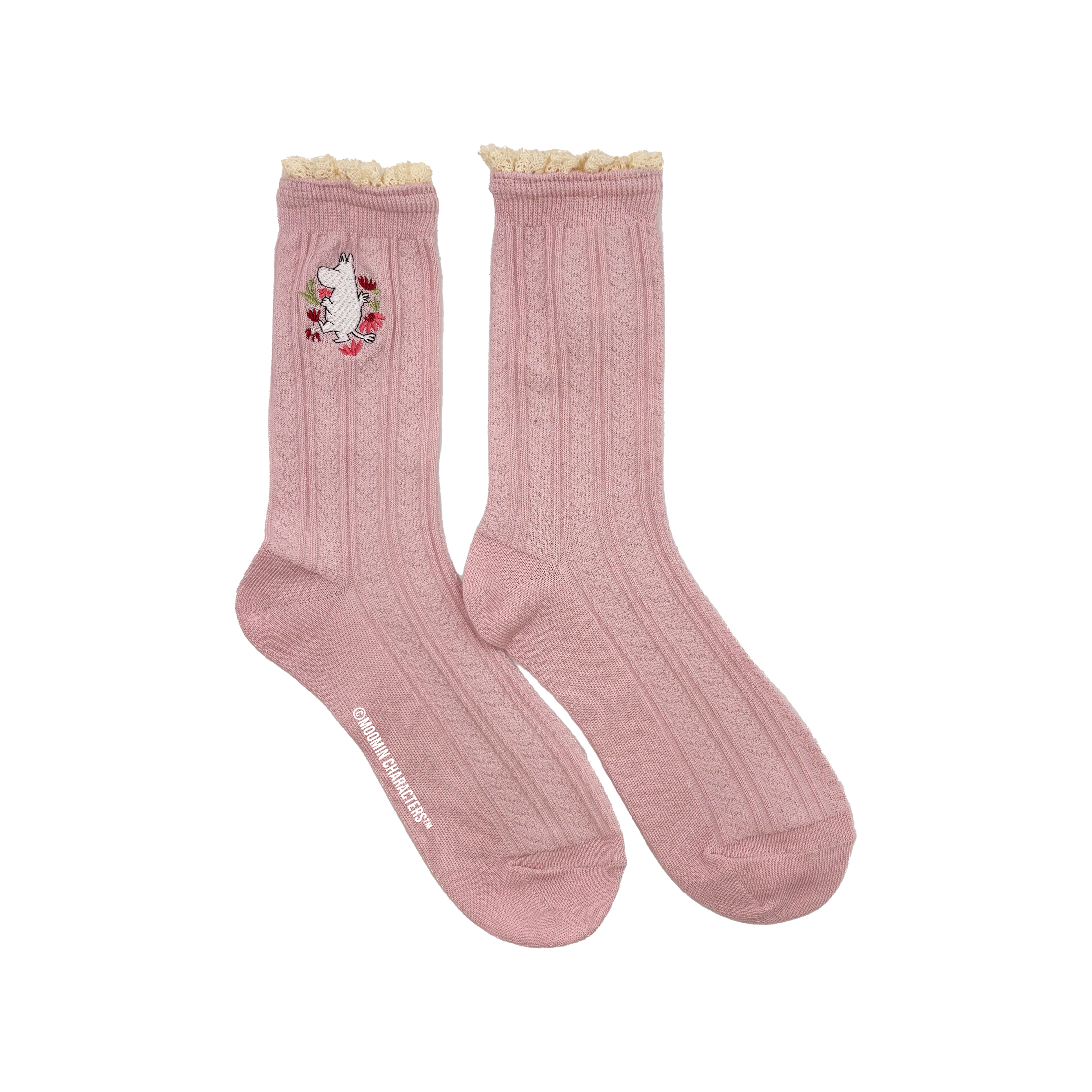 Moomin Pink Lace Moomin Socks