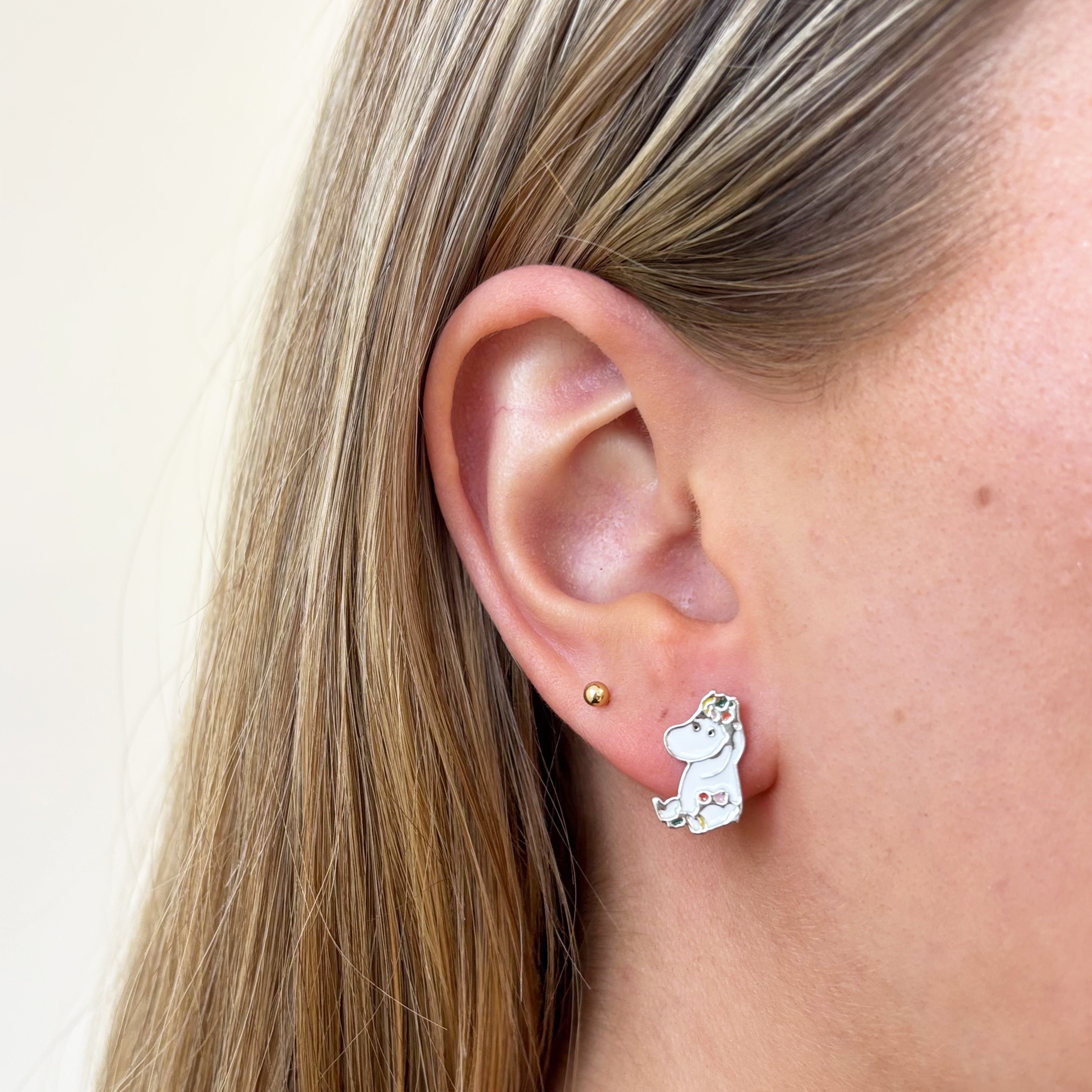 Moomin and Snorkmaiden Stud Earrings