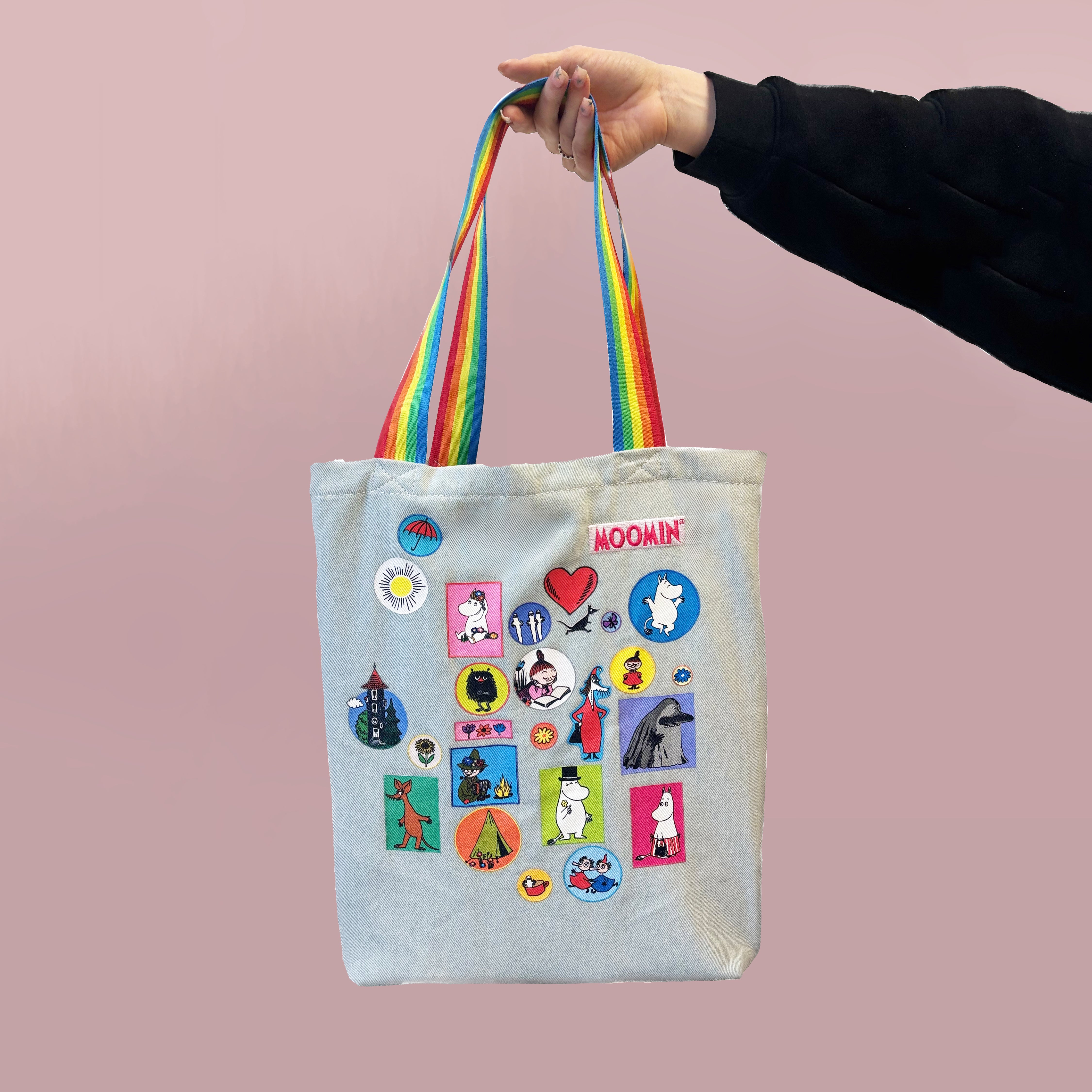 Moomin Denim Tote Bag
