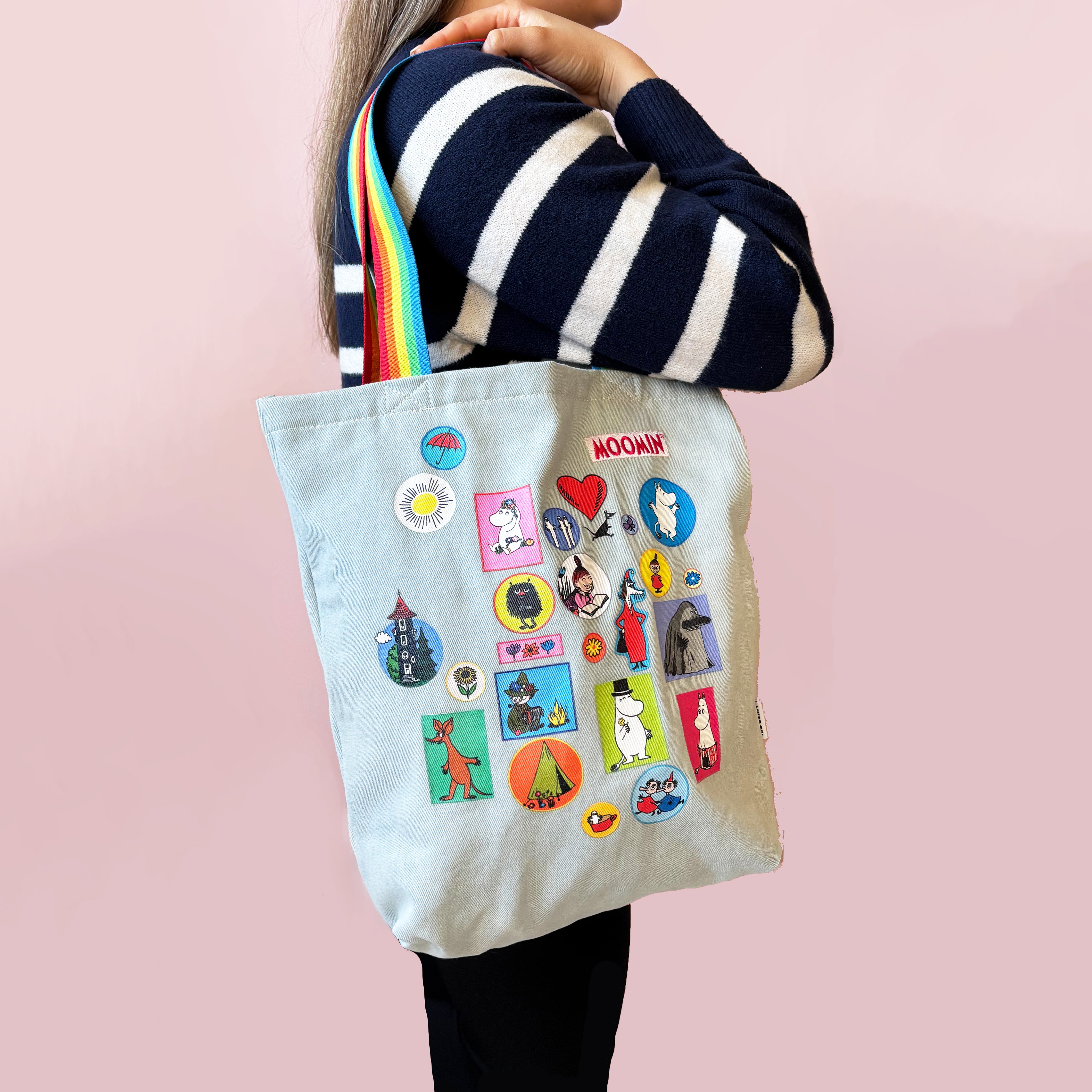Moomin Denim Tote Bag