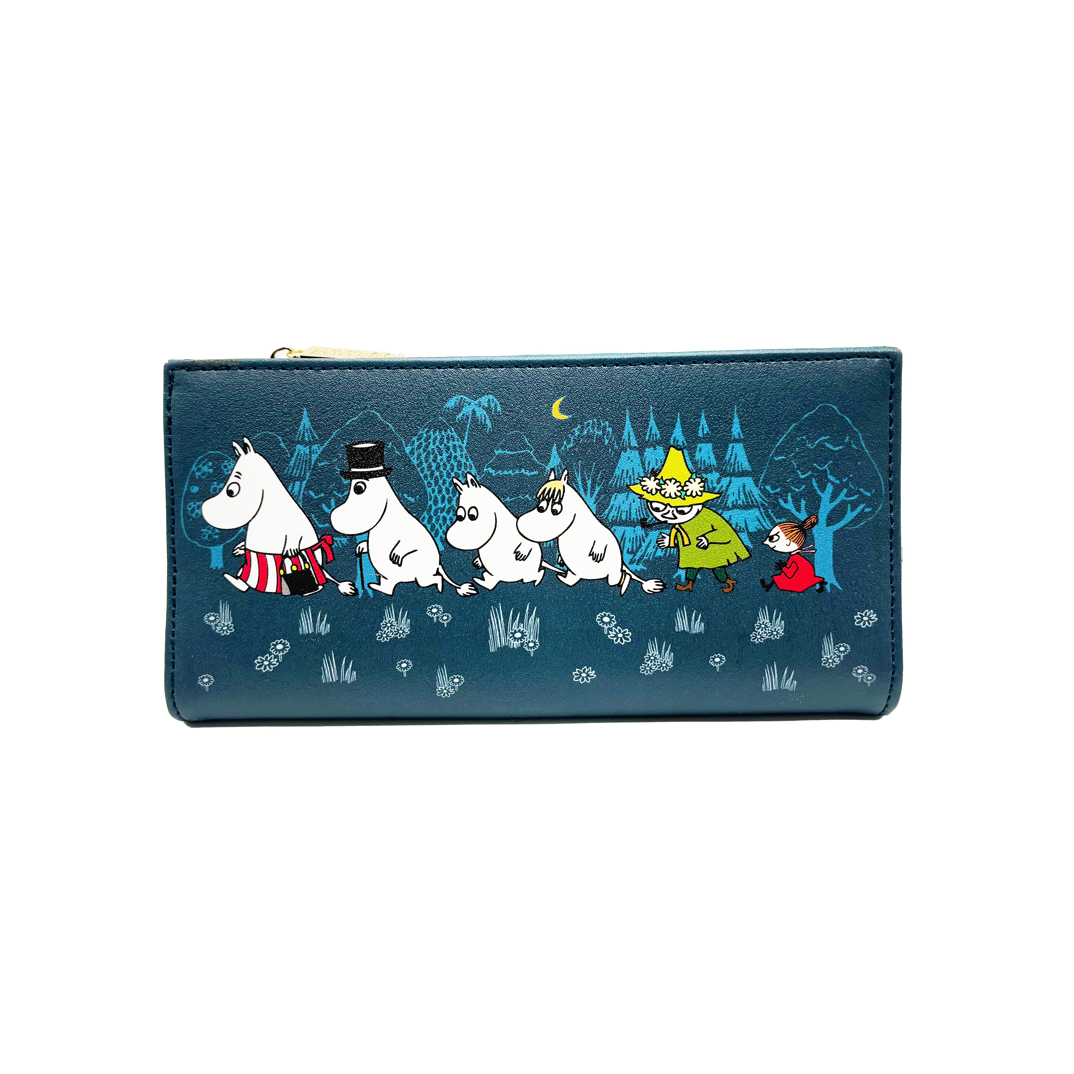 Moomin Blue Forest Wallet