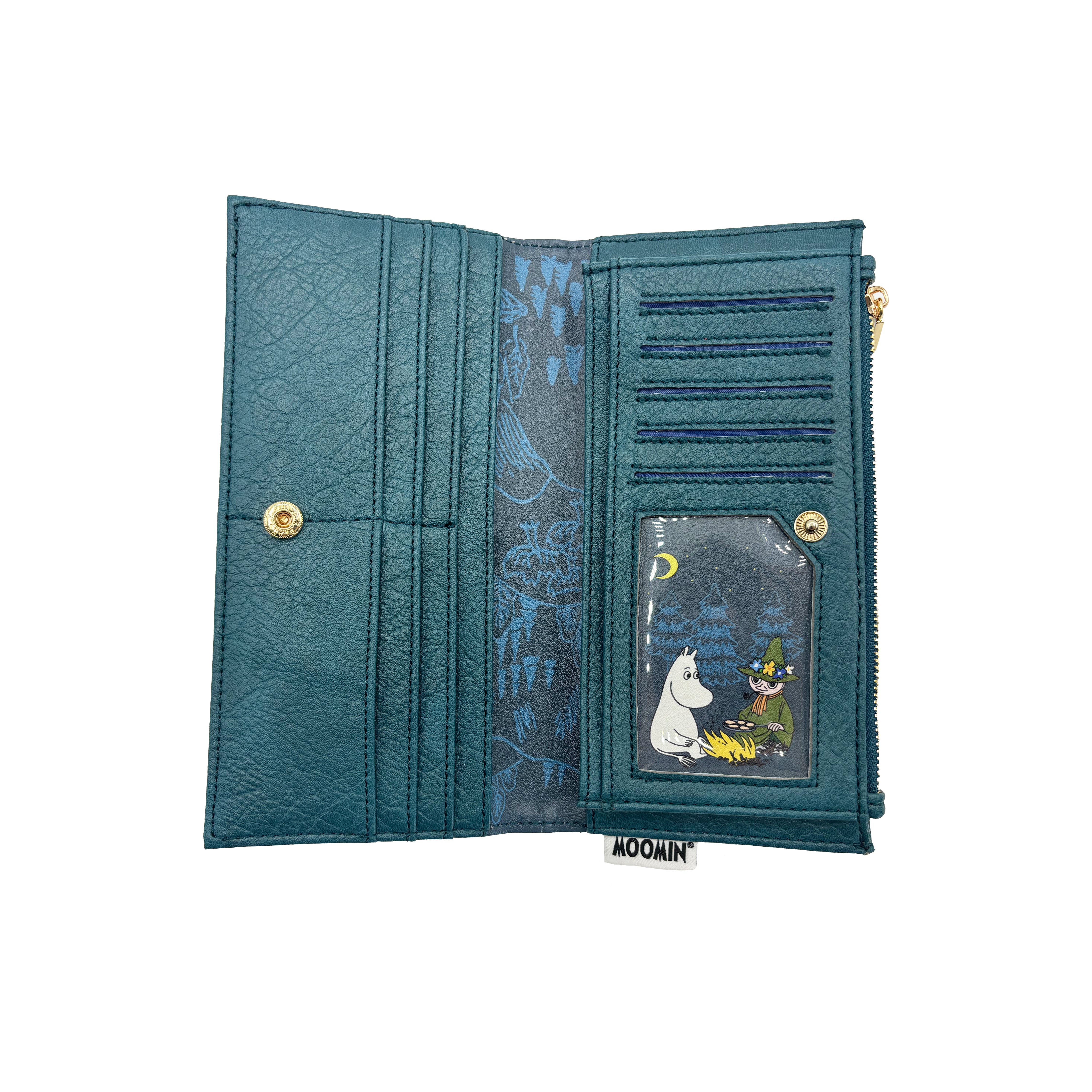 Moomin Blue Forest Wallet