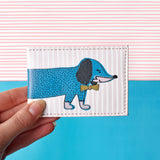 Over The Moon Dog Card Holder
