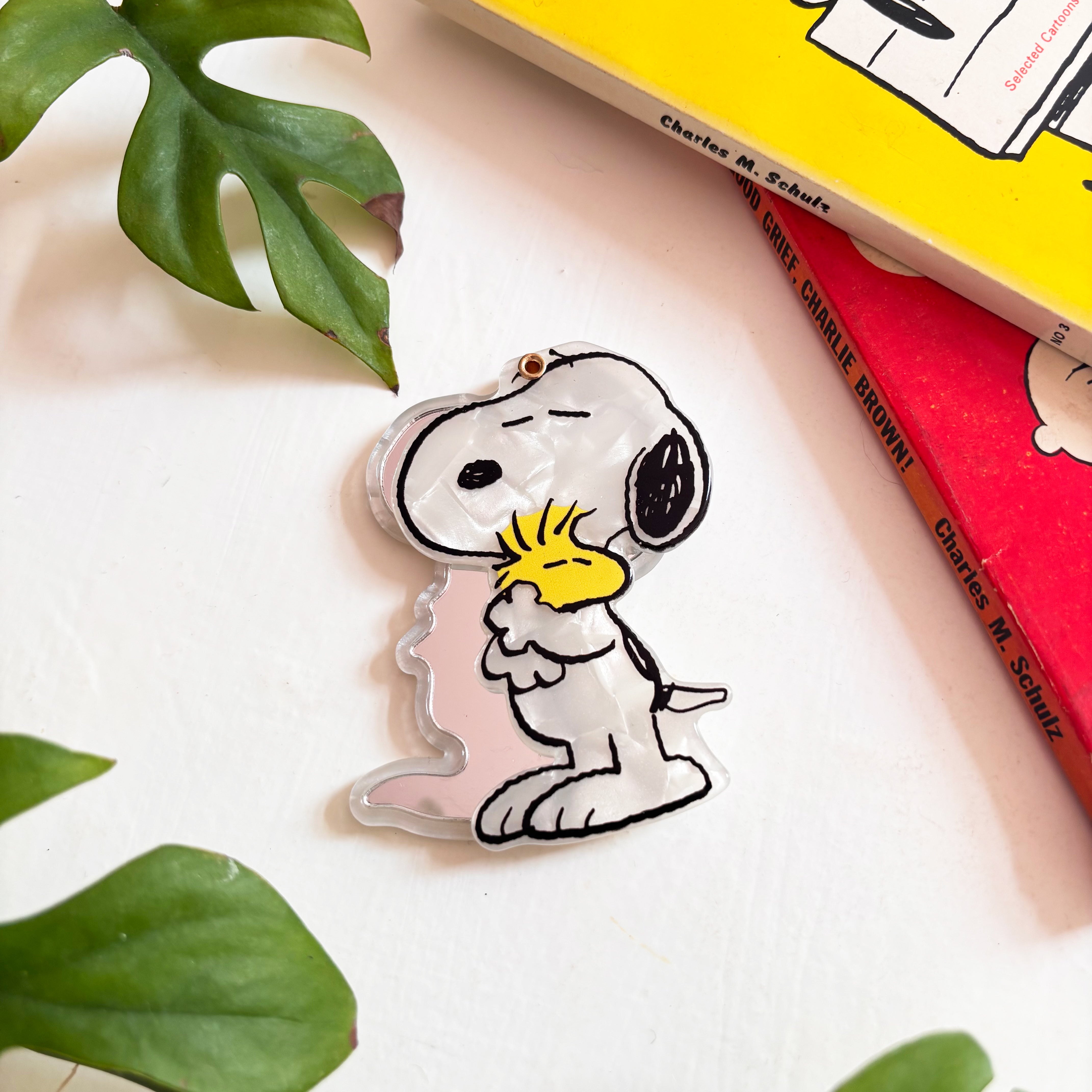 Peanuts Hugging Woodstock Compact Mirror