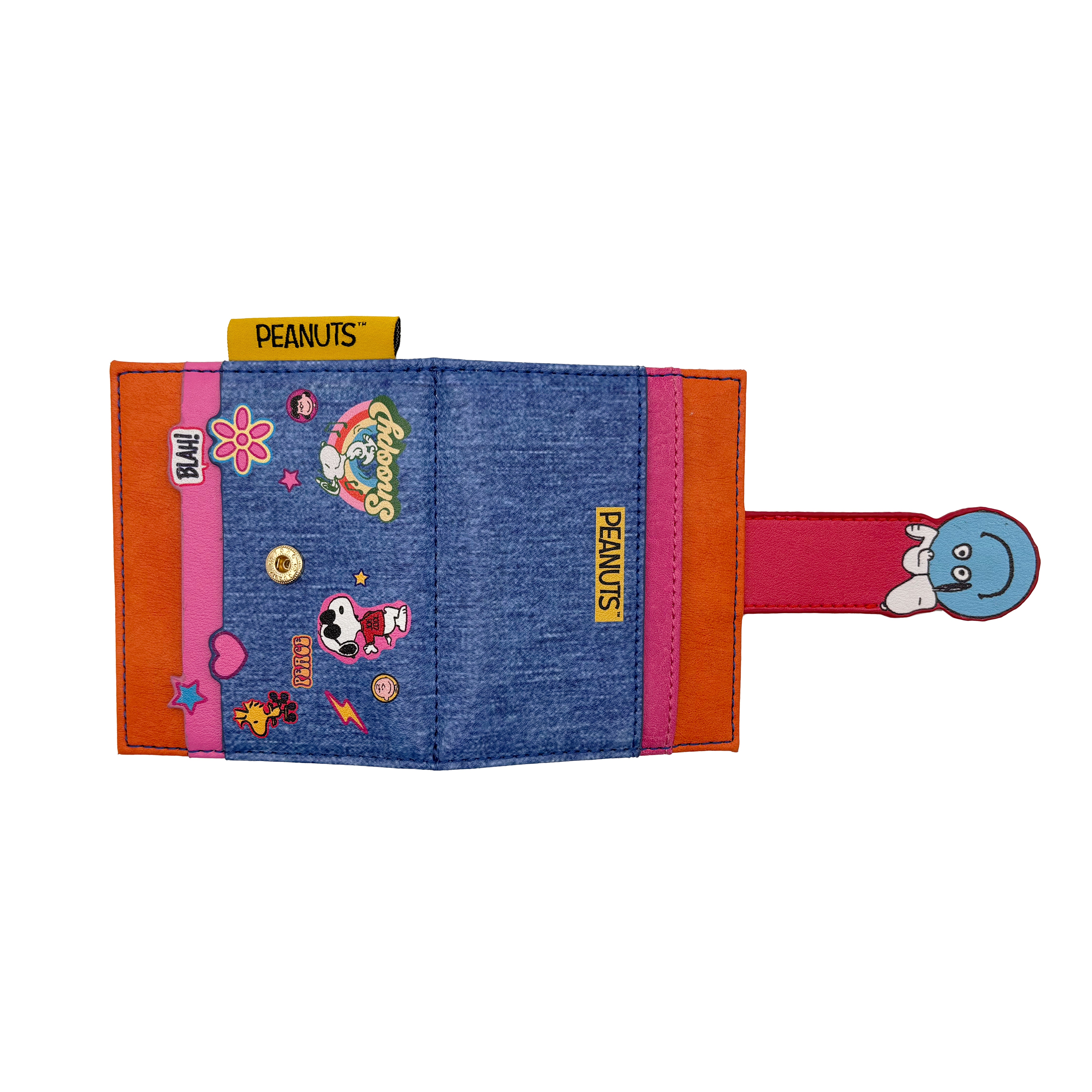 Peanuts Patch Foldover Wallet