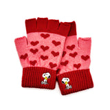 Peanuts Love Fingerless Gloves