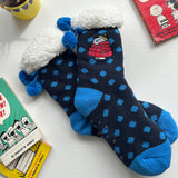 Peanuts Coat Slipper Socks