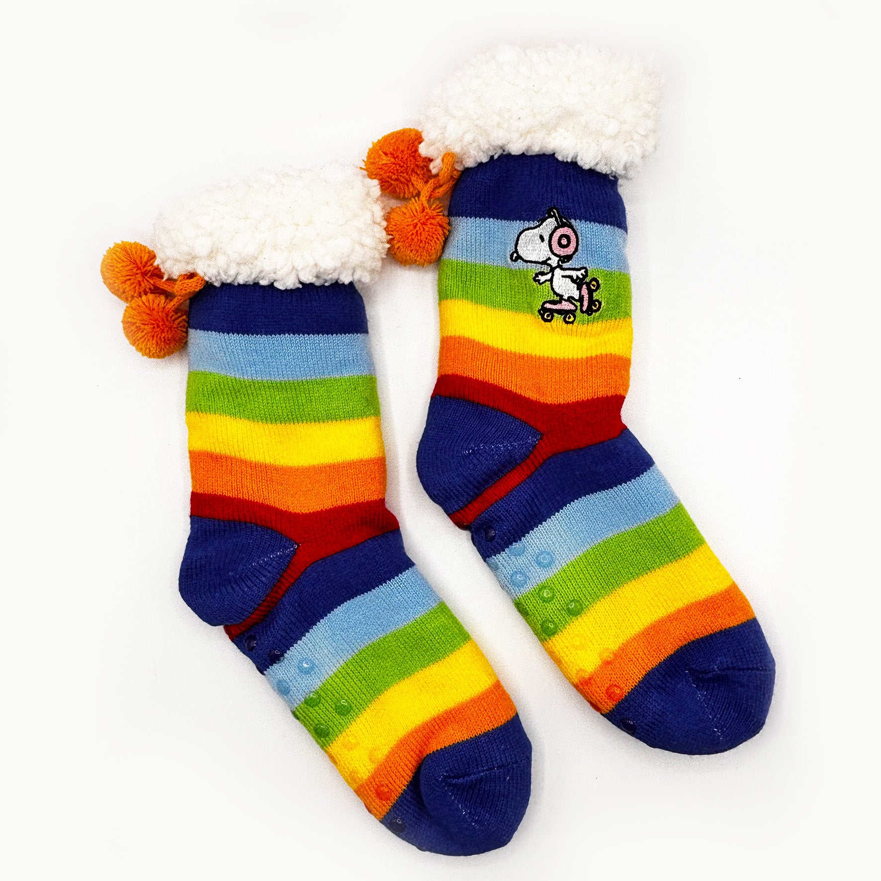 Peanuts Rainbow Slipper Socks