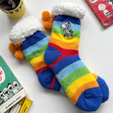 Peanuts Rainbow Slipper Socks